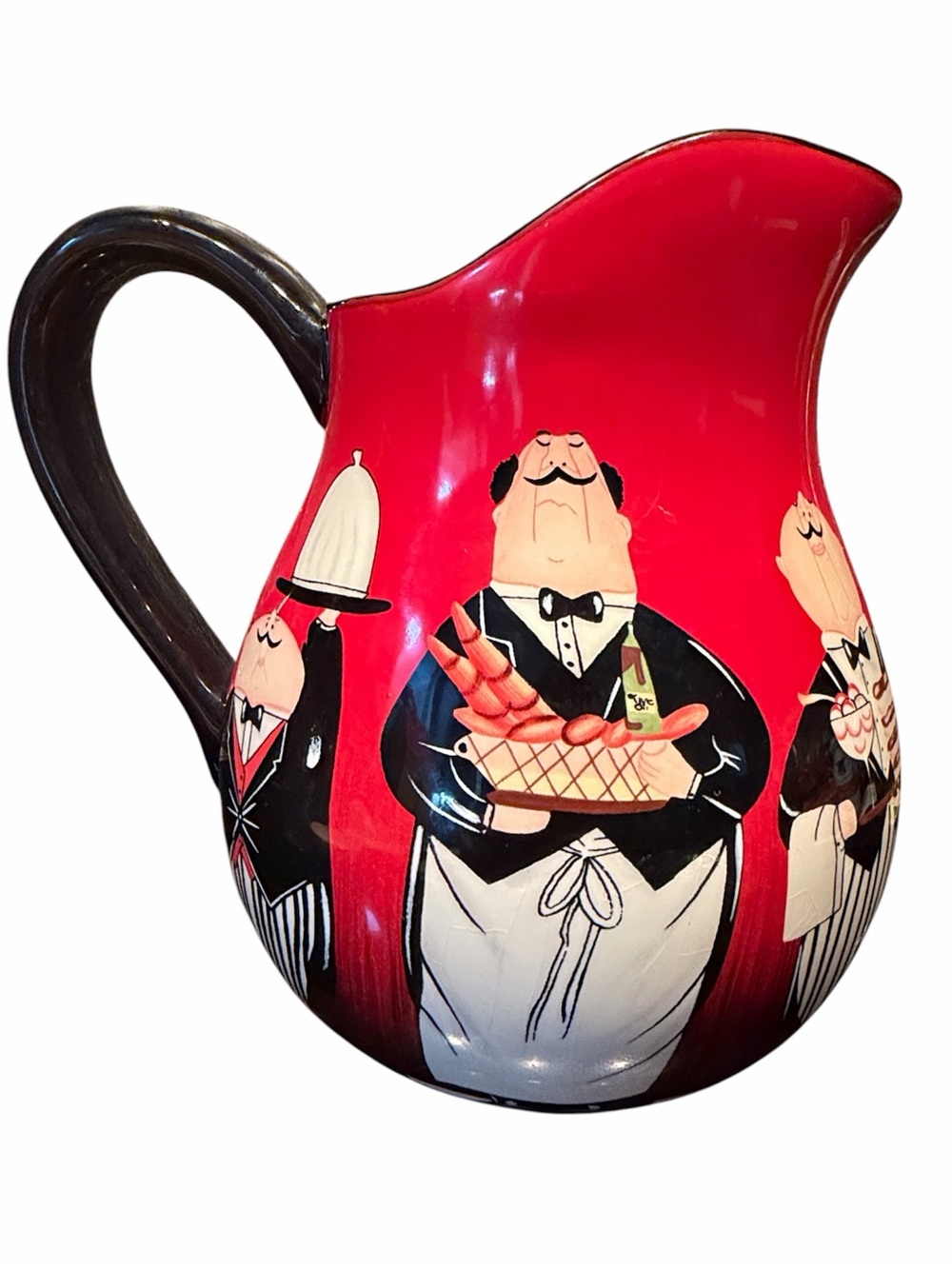 Dinner is Served beverage pitcher Tracy Flickinger Certified International Chef